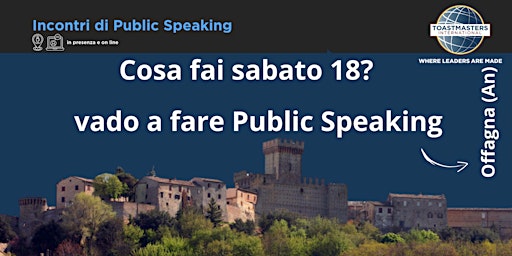 Hauptbild für Il sabato del Public Speaking  nelle Marche
