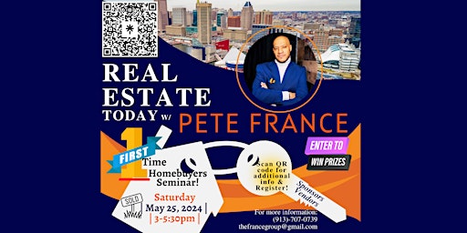 Imagem principal do evento 1st Time Home Buyers Seminar w/ Pete France