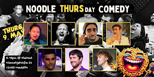 Primaire afbeelding van Noodle Thursday Comedy | Berlin English Stand Up Comedy Show Open Mic 09.05