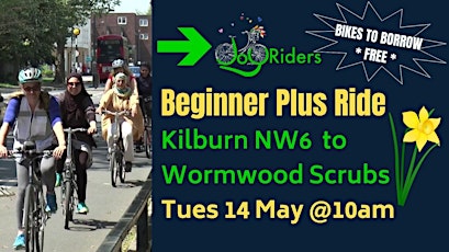 JoyRiders Beginners Plus Ride: South Kilburn to Wormwood Scrubs