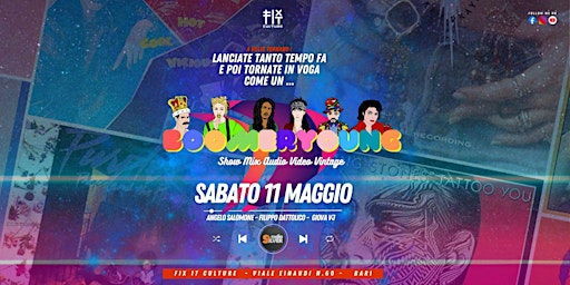Boomeryoung - Show di mix audio video vintage  Closing Party primary image