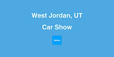 Car Show - West Jordan primary image