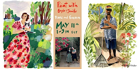 Paint with Gayle & Jennifer - People and Gardens