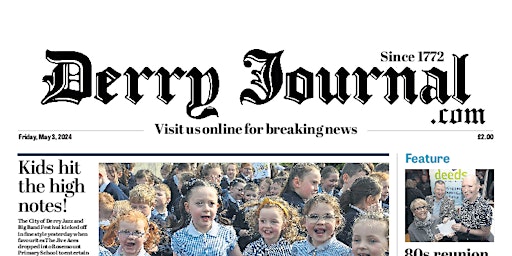 Image principale de Derry Journal -  P7 School Leavers Souvenir Edition 2024