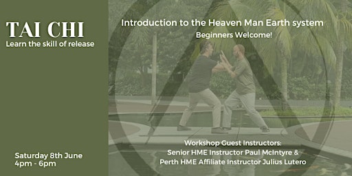 Primaire afbeelding van Tai Chi Introductory Workshop -  Heaven Man Earth  Singapore