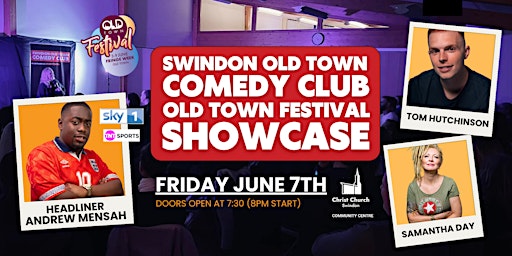 Immagine principale di Swindon Old Town Comedy Club Live at  Christ Church Community Centre 