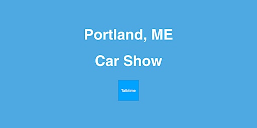 Car Show - Portland  primärbild