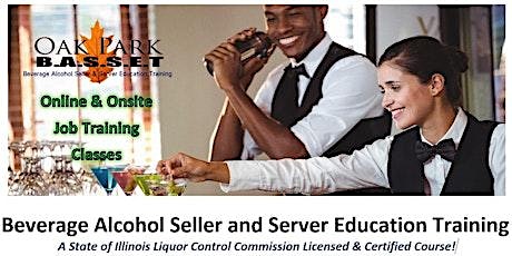Primaire afbeelding van Free Online Illinois Beverage Alcohol Seller and Server  Education Training