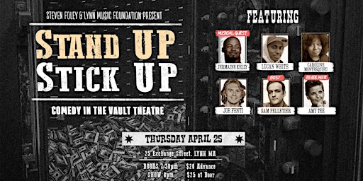 Primaire afbeelding van Stand Up Stick Up - Comedy @ The Vault Theatre ft. Amy Tee