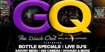 Imagem principal do evento GQ "The BLACK OWT" (All Black Affair)