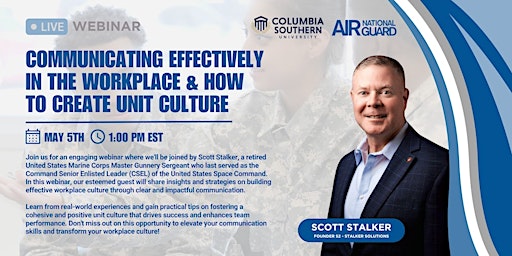Imagen principal de Communicating Effectively & Creating Workplace Culture with Scott Stalker