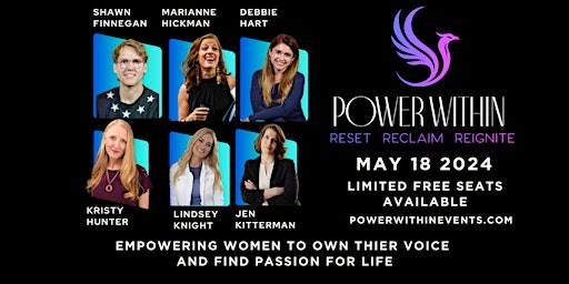Imagem principal do evento Power Within: Empowering Women to Own Their Voice and Find Passion in Life