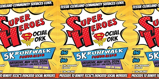 TCCSC Social Work Superhero 5K primary image
