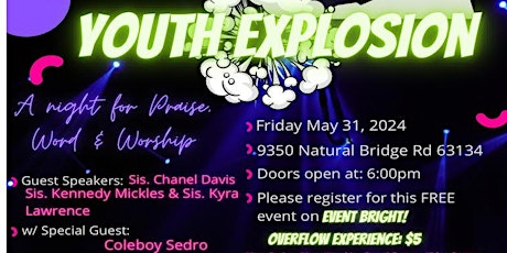 “YOUTH EXPLOSION BACK TO THE CROSS”