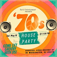 Join us for our 70’s themed house party!