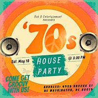 Hauptbild für Join us for our 70’s themed house party!