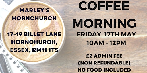Coffee Morning 17th May 2024 primary image