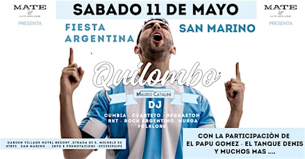 GIN MATE  Presenta "QUILOMBO" Fiesta Argentina