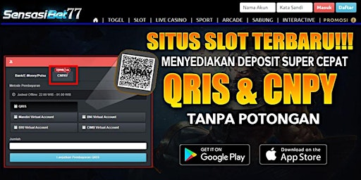 Image principale de Sensasibet77 >> Agen Slot Deposit Linkaja 5000 Tanpa Batas Terpercaya Akura