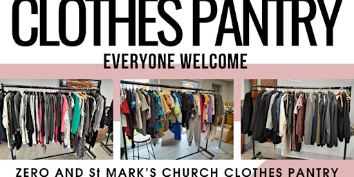 Primaire afbeelding van ZERO Fashion CIC at St Mark's Church Clothes Pantry