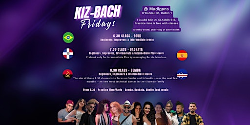 KizBach Fridays (Zouk Bachata & Kizomba) primary image