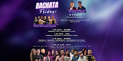 Bachata Fridays (Zouk Kizomba Salsa too!) primary image