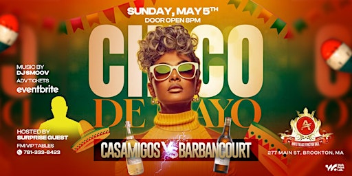 TONIGHT!  Cinco de Mayo / Konpa de Mayo  / Casamigos vs Barbancourt primary image