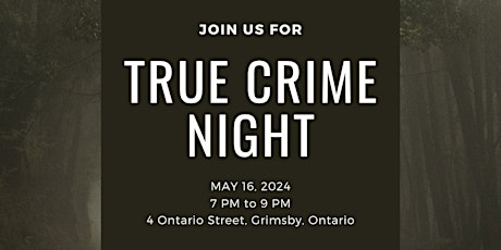 True Crime Night with Stephen Metelsky