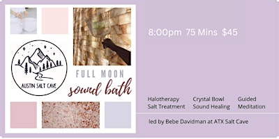 June Full Moon Salty Sound Bath  primärbild