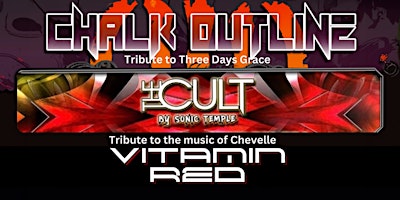 Imagem principal do evento Three Days Grace, The Cult, Chevelle Tribute Night!
