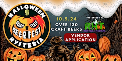 Imagem principal do evento Quad State Beer Fest: Halloween Hysteria 2024 Vendor APPLICATION