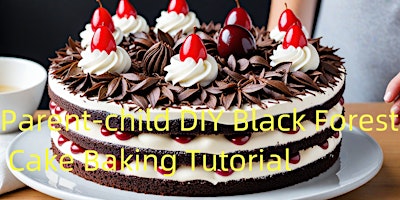 Image principale de Parent-child DIY Black Forest Cake Baking Tutorial