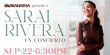 Sarai Rivera en Concierto