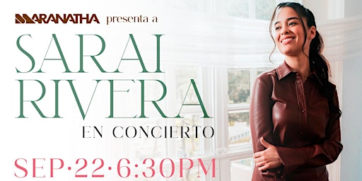 Imagem principal do evento Sarai Rivera en Concierto