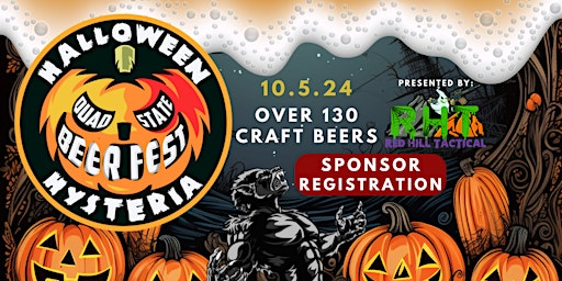 Imagem principal do evento Quad State Beer Fest: Halloween Hysteria 2024 Sponsor Registration