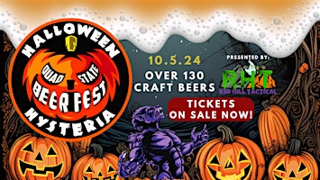 Quad State Beer Fest: Halloween Hysteria 2024 primary image