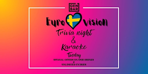 Imagem principal do evento Eurovision - Trivia and Karaoke night
