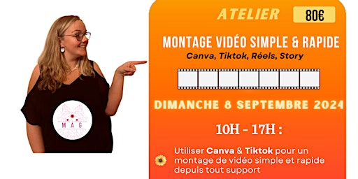 Imagem principal de Atelier - Montage Vidéo facile & rapide