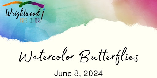 Imagen principal de Watercolor Butterflies with Susan Weber