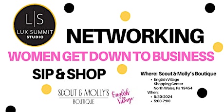 Networking Women Get Down To Business: Sip & Shop