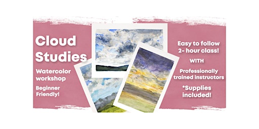 Immagine principale di Cloud Studies Watercolor Painting Class 
