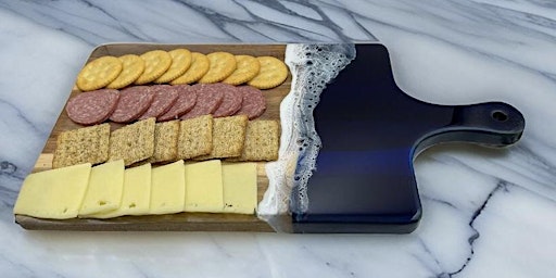 Create an Ocean-themed Resin Charcuterie Board primary image