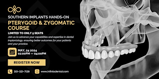 Imagem principal do evento Southern Implants Hands-On Pterygoid & Zygomatic Course