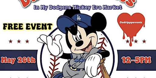 Image principale de Free Dodgers Mickey Pop Up Market