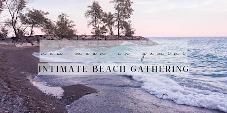 new moon in gemini: intimate beach gathering