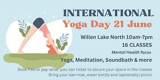 Hauptbild für International Yoga Day at Willen Lake North - Labyrinth