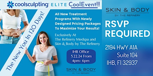 Image principale de The New You In 120 Days Coolsculpting Elite Event
