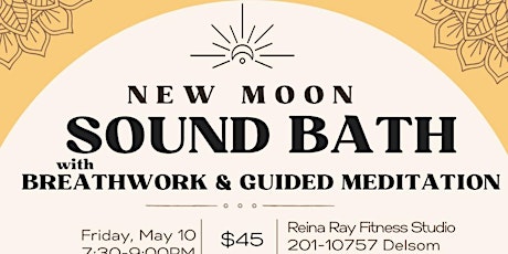 New Moon Sound Bath with Breathwork & Guided Meditation