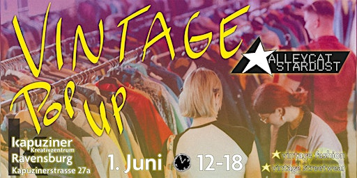 Imagem principal de Alleycat Stardust Vintage Pop Up Event | Ravensburg | 1. Juni