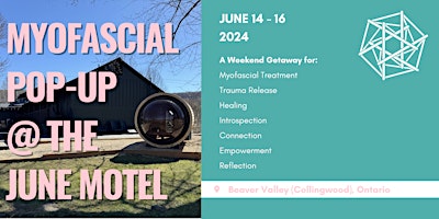 Imagem principal do evento Myofascial Pop-Up @ The June Motel